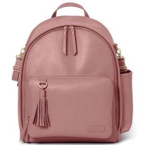 Skip Hop Greenwich Simply Chic Diaper Backpack Dusty Rose